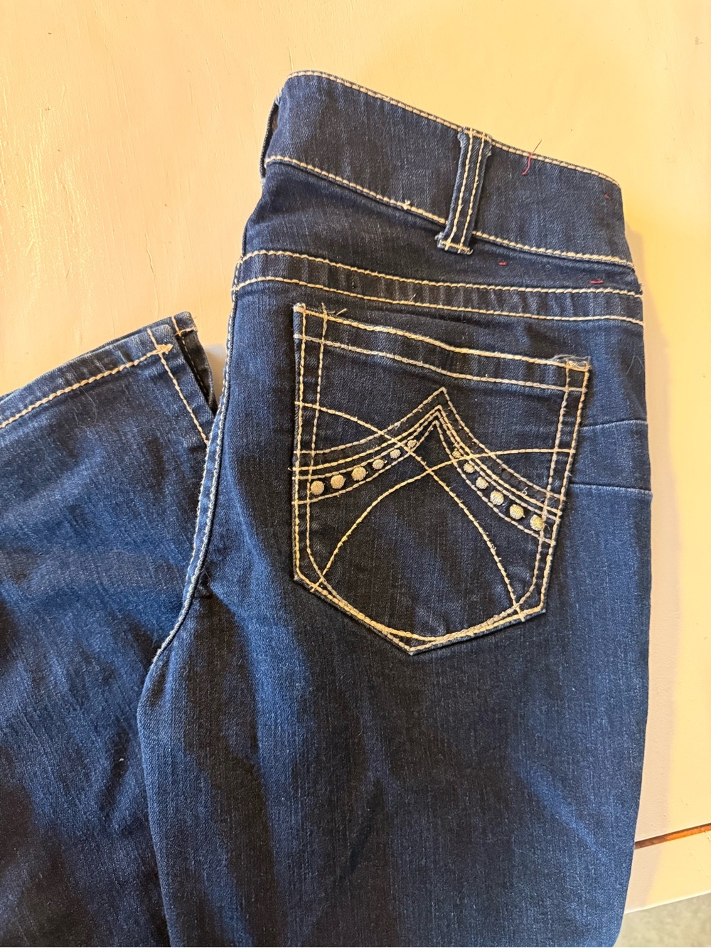 Ariat Dark Blue Boot Cut Jeans, Size 31 Long